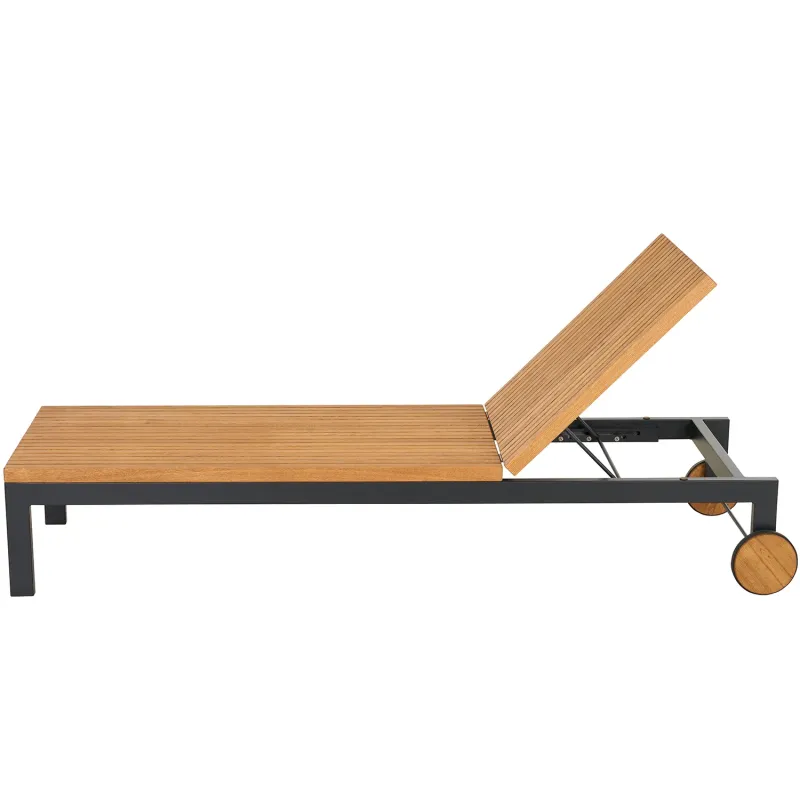 Siena Garden Bozen Rollliege Robinienholz FSC® 100% natur Online Outlet