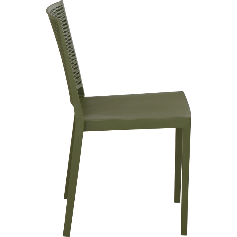 Siena Garden Urban Lights Square Stapelstuhl Polypropylen olive Super Sparpreis