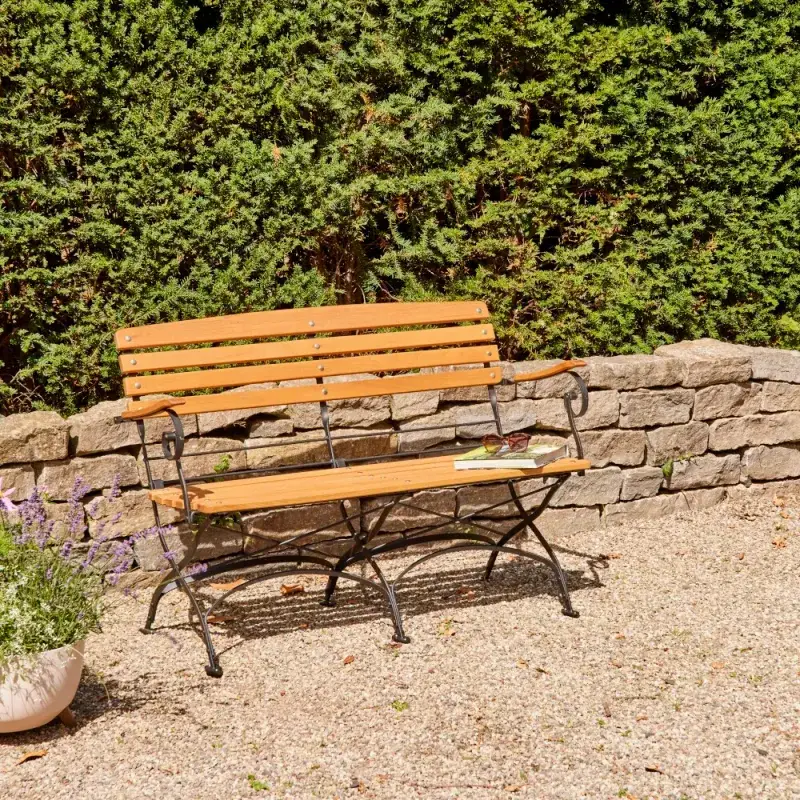Siena Garden Peru III Klappbank 2-Sitzer Robinienholz FSC® 100% natur Bis zu 55% Rabatt