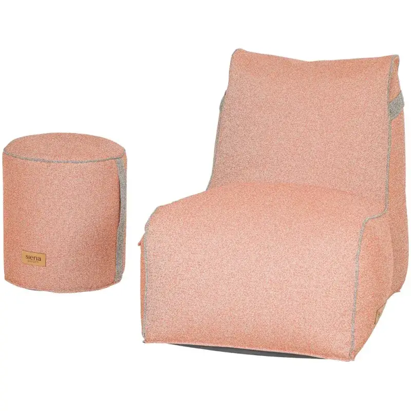 Siena Garden FEEL.U Sitzsack-Set Polypropylen modern red