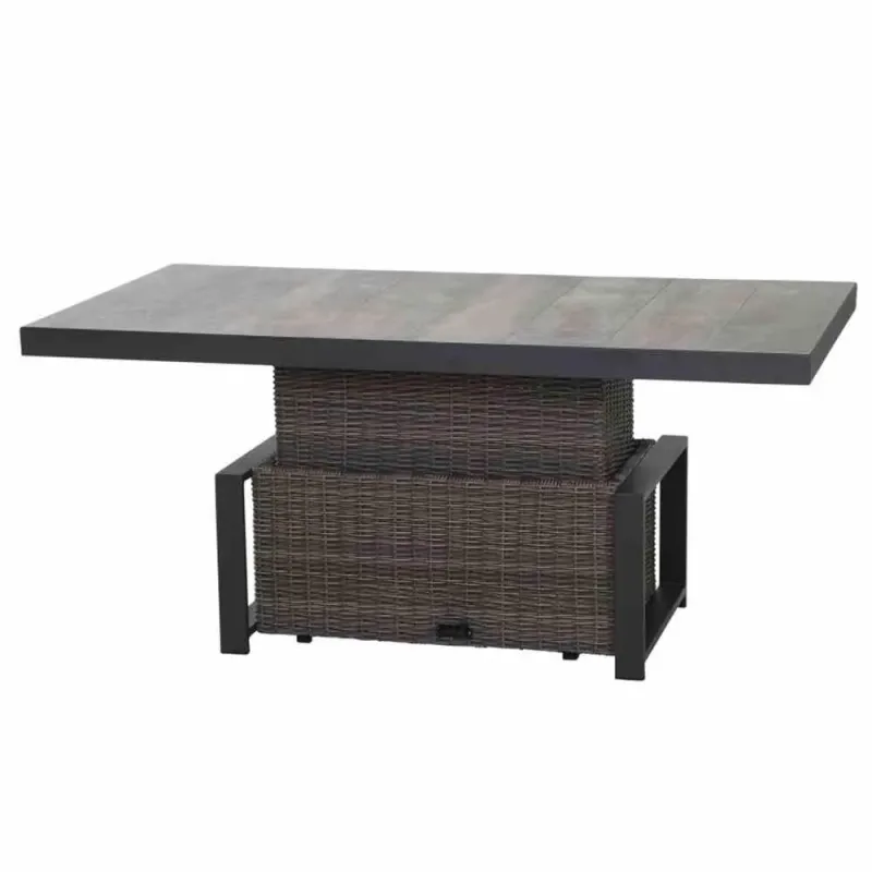 Siena Garden Loungeset Corido Lifttisch + 2x Move Gartensessel + 3-Sitzer-Loungesofa Clearance-Verkauf
