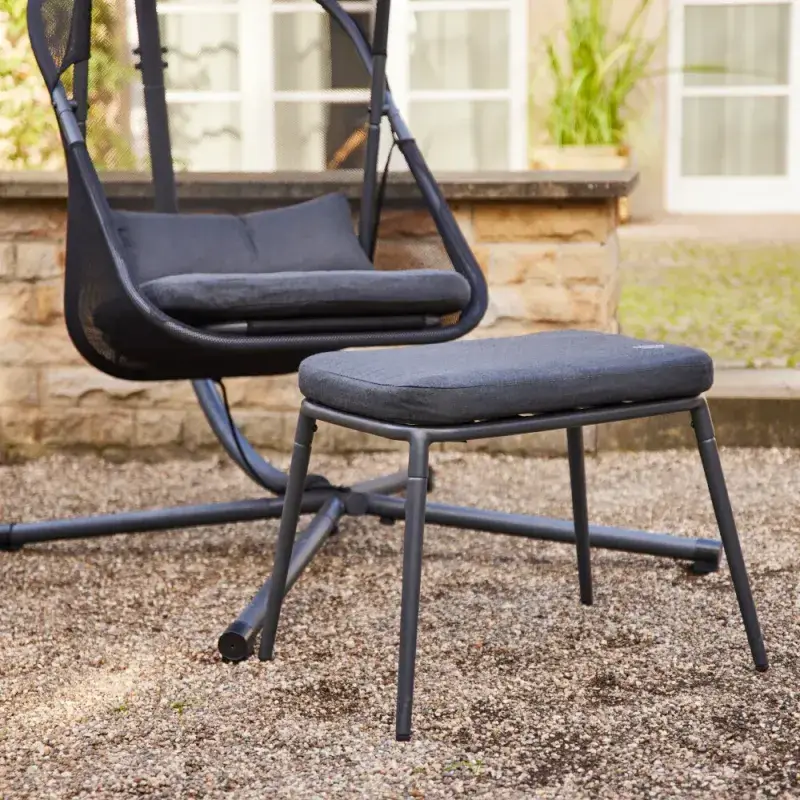 Siena Garden Yobaya Hocker Polyester cool black Black Friday Preise