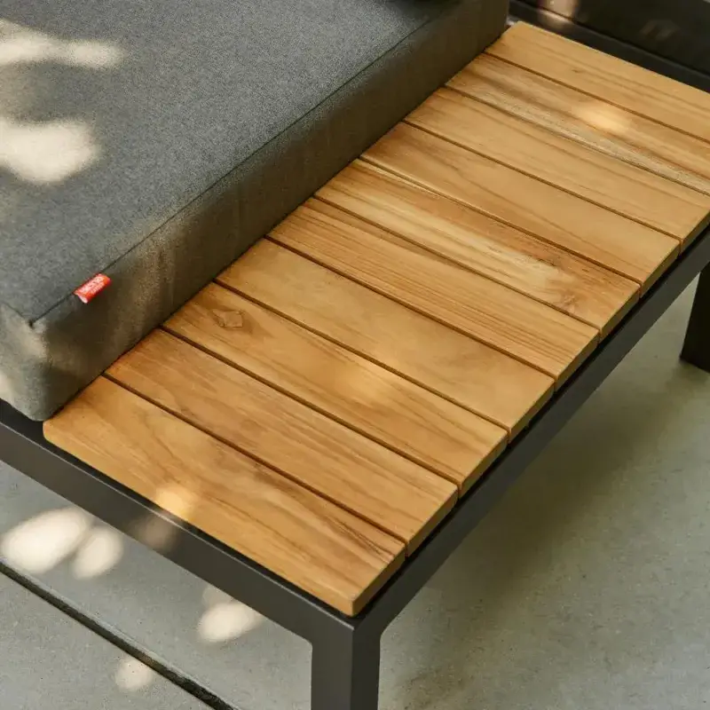 Siena Garden Loungeset Alvida Loungetisch + 2x Recamiere + Modul Mitte zollfrei