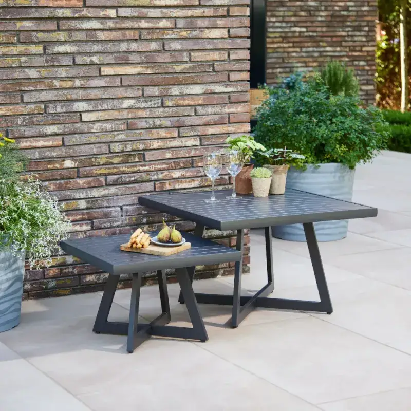 Siena Garden Alexis Loungetisch Aluminium matt anthrazit 2025