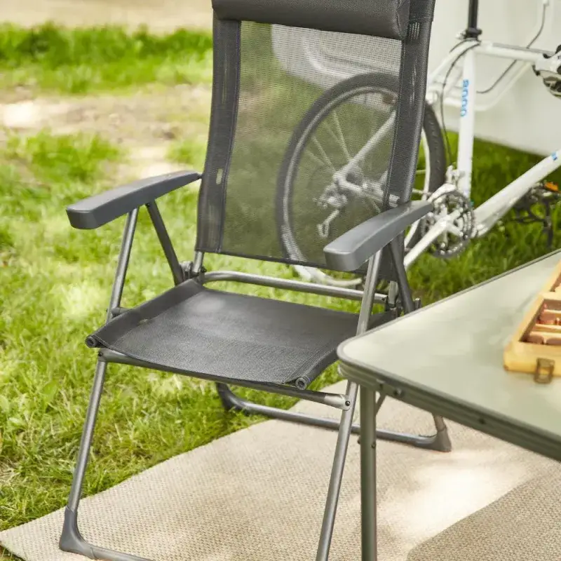 Siena Garden Comfort Campingstuhl Ranotex®-Gewebe anthrazit Outlet