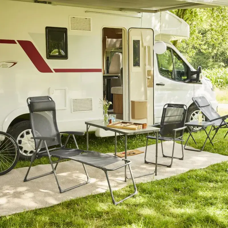 Siena Garden Comfort Campingstuhl Ranotex®-Gewebe anthrazit Outlet