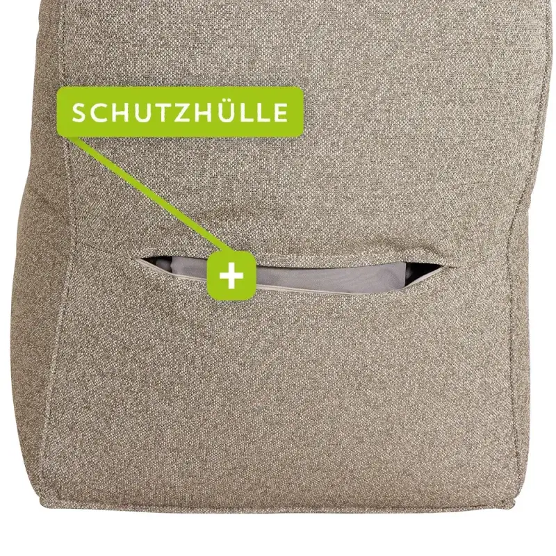Siena Garden FEEL.U Sitzsack Polypropylen deep sand inkl. Schutzhülle Schlussverkauf