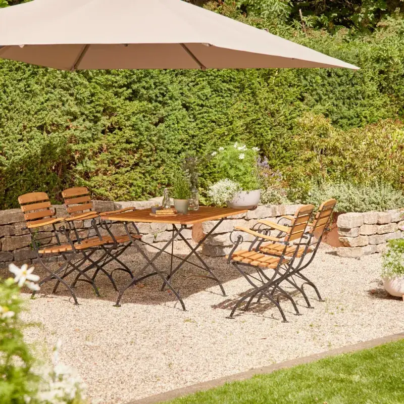 Siena Garden Peru III Klapptisch Robinienholz FSC® 100 % natur Versandkostenfrei