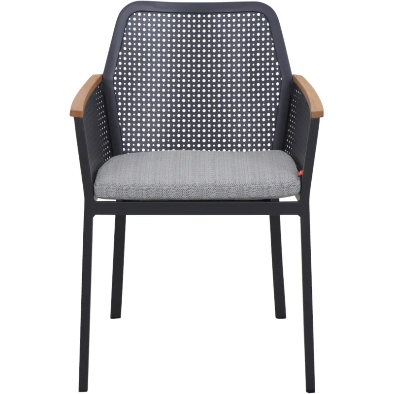 Siena Garden Preston Gartensessel Polyester blau-grau Black Friday