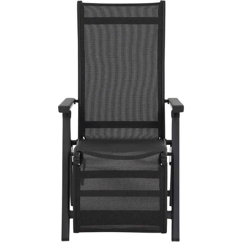 Siena Garden Tesoro Relaxsessel RANOTEX® schwarz-silber Lagerräumung