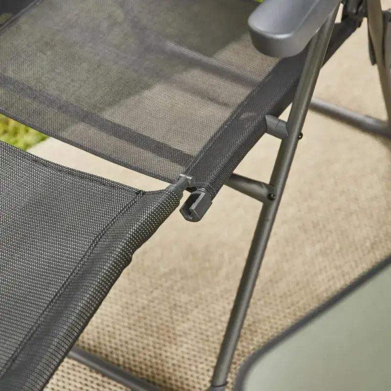 Siena Garden Comfort Camping Fußteil Ranotex®-Gewebe anthrazit Top Angebot