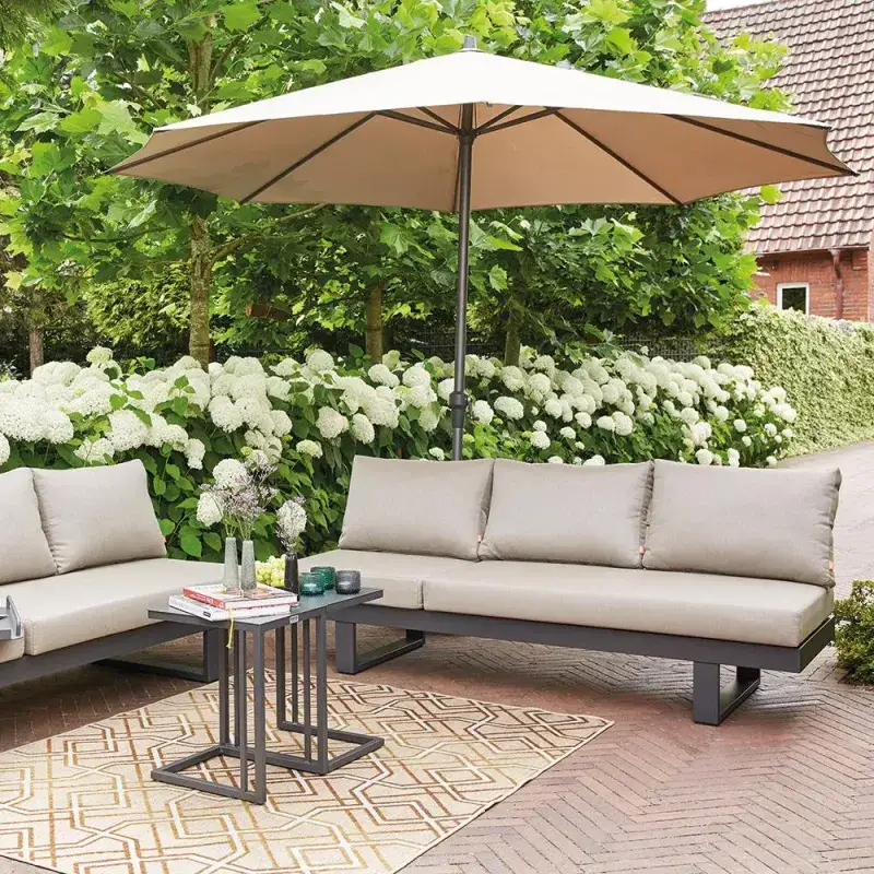 Siena Garden Avio Mittelstockschirm Ø 350 cm rund JETZT KAUFEN