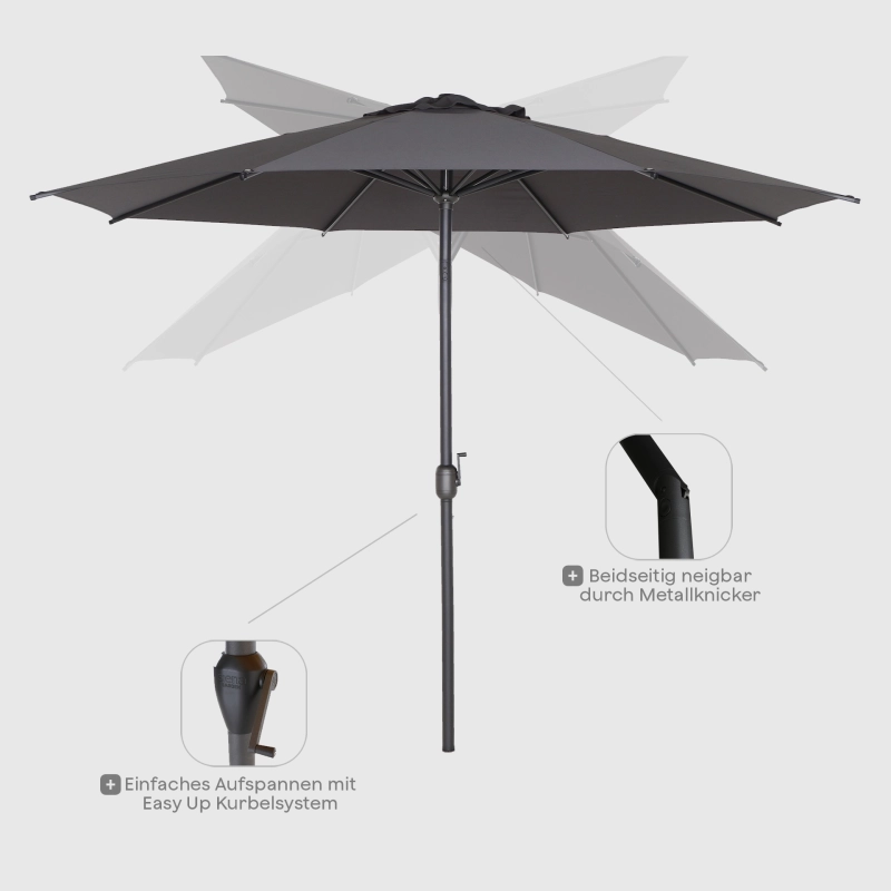 Siena Garden Isa Mittelstockschirm Ø 300 cm rund Speichern exportieren