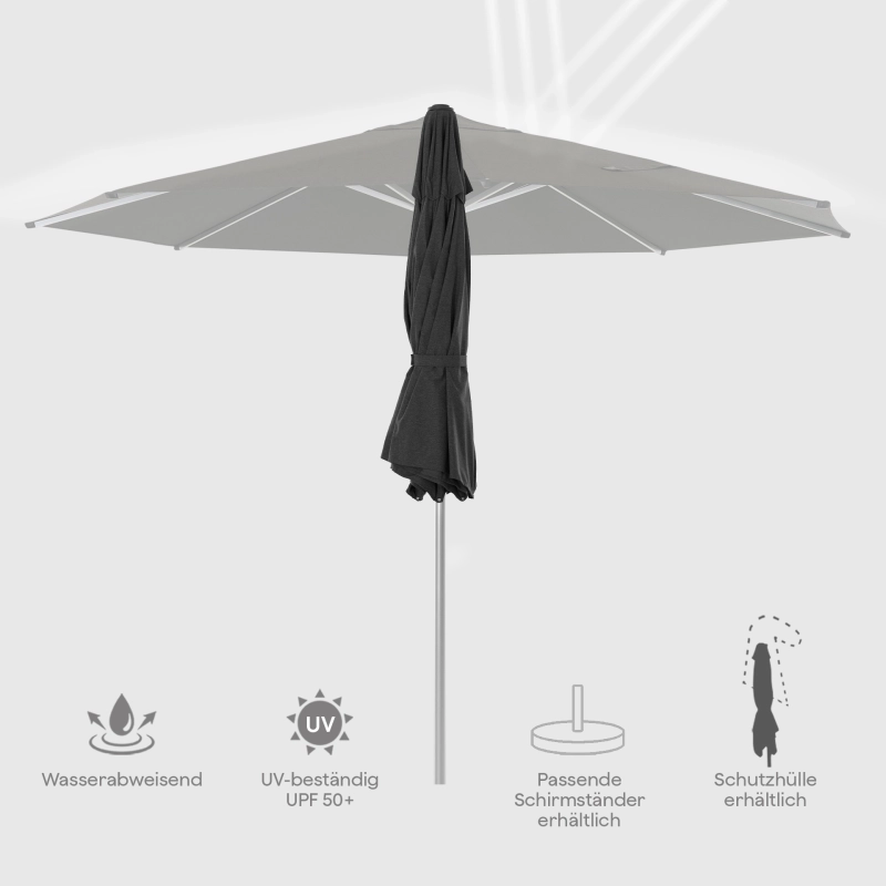 Siena Garden Vero Mittelstockschirm Ø 300 cm rund 2025