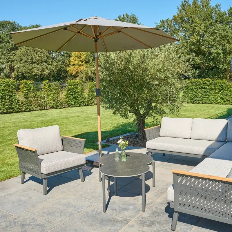 Siena Garden Vero Mittelstockschirm Ø 300 cm rund 2025
