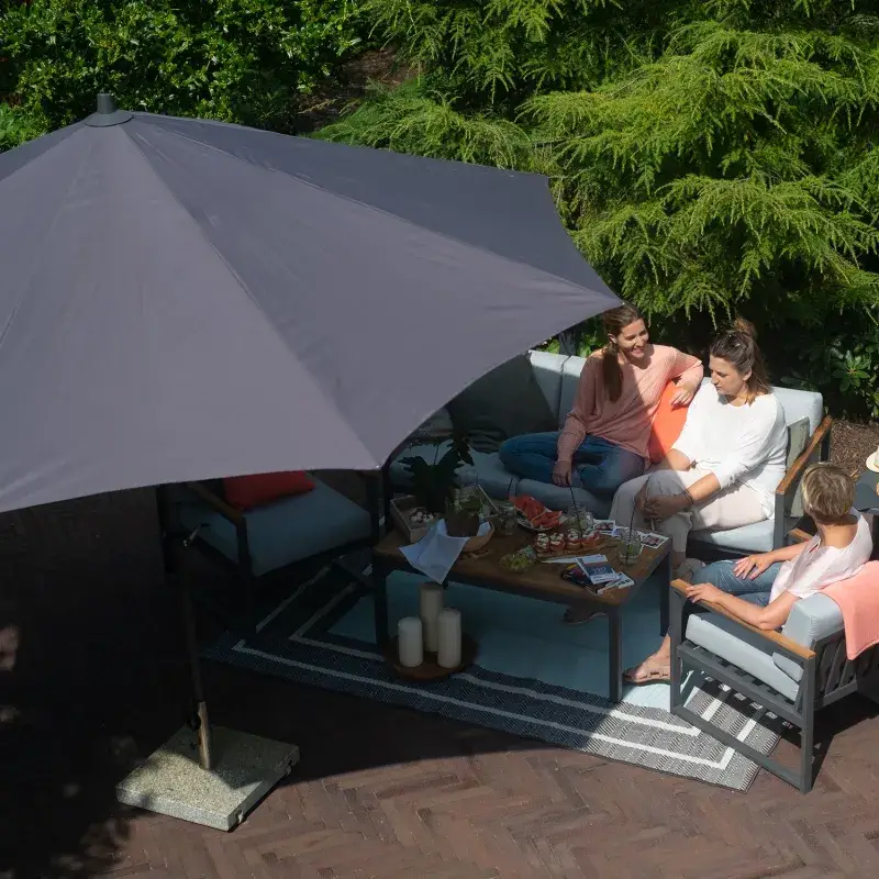 Siena Garden Schirmständer Granit 45 kg hellgrau Fabrik Onlineshop