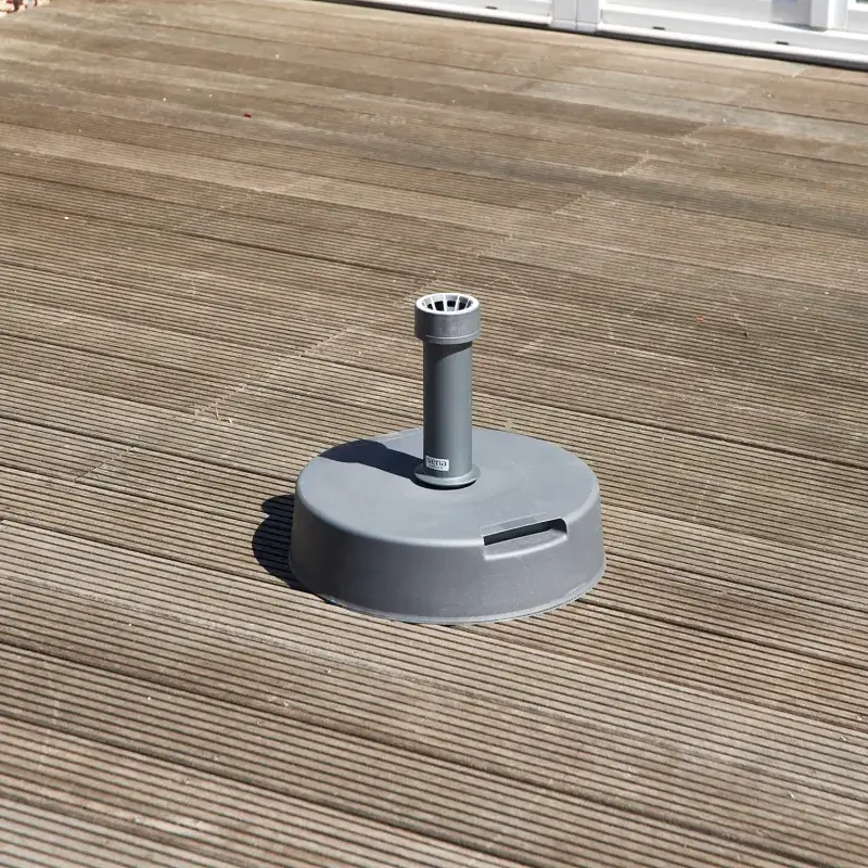 Siena Garden Schirmständer Kunststoff/Beton 20 kg anthrazit Großer Ausverkauf