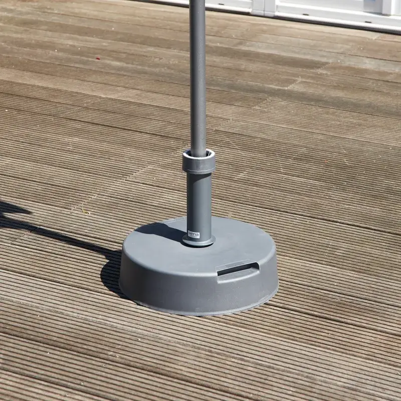 Siena Garden Schirmständer Kunststoff/Beton 20 kg anthrazit Großer Ausverkauf
