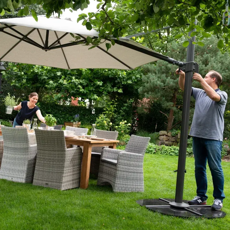 Siena Garden Stahlkreuz für Schirme bis 300 x 300 cm / Ø 350 cm Osterangebot