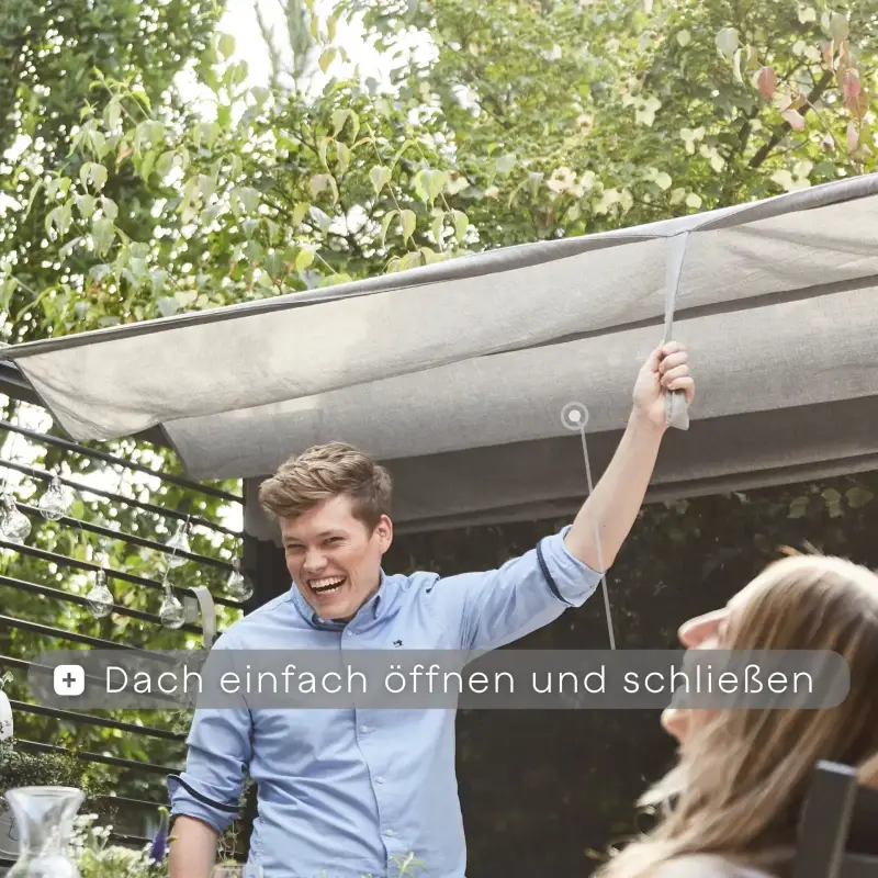 Siena Garden Schattenmanufaktur® Basis-Set Libera matt anthrazit 3x6 m Exklusive Angebote