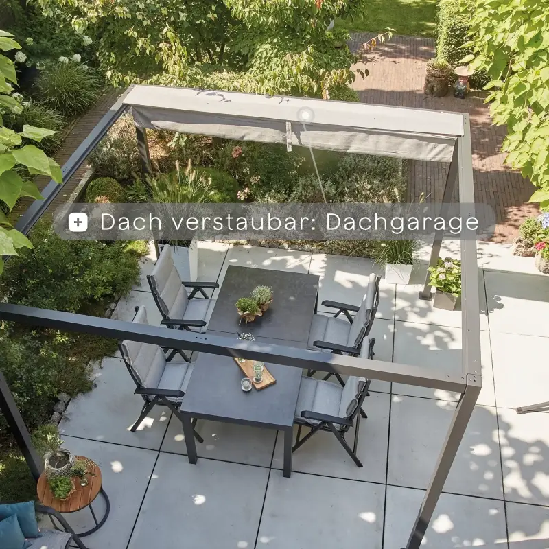Siena Garden Schattenmanufaktur® Basis Libera matt anthrazit 3x3 m Blitzangebot