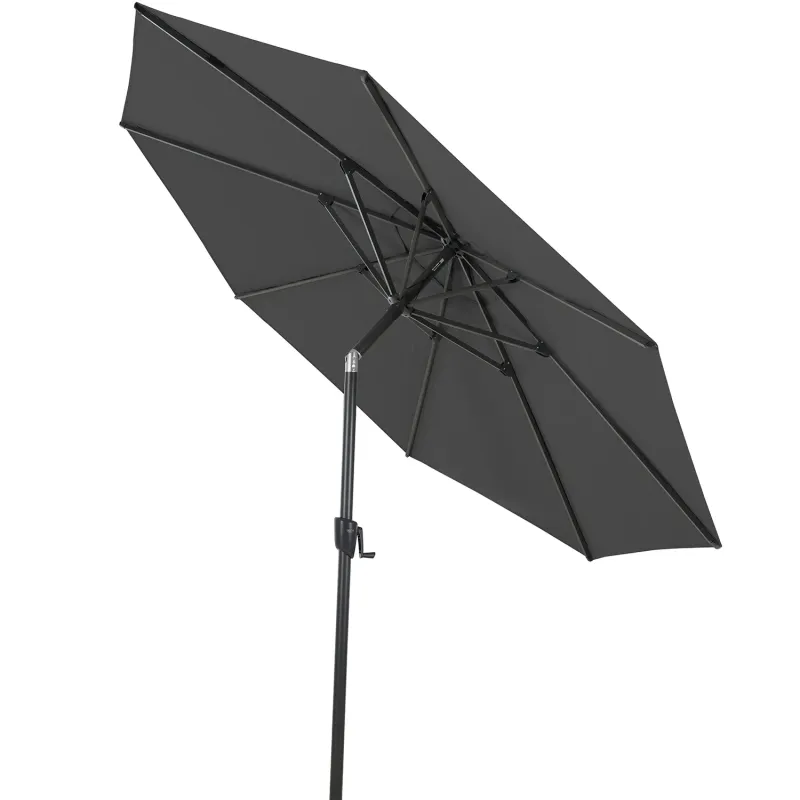 Siena Garden Bosco Mittelstockschirm Ø 300 cm rund Riesige Ersparnisse