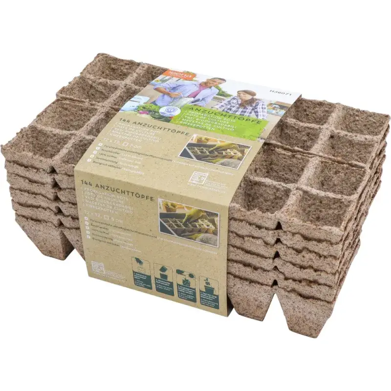 Siena Garden Anzuchttöpfe Ø 5cm quadratisch Blitzverkäufe