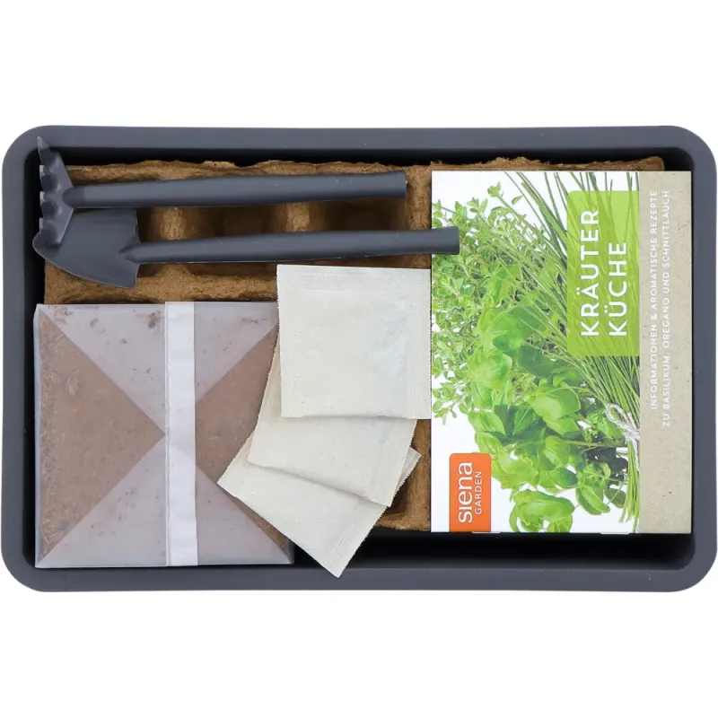 Siena Garden Zimmergewächshaus-Set "Kräutergarten" inkl. Saatgut Räumungsverkauf