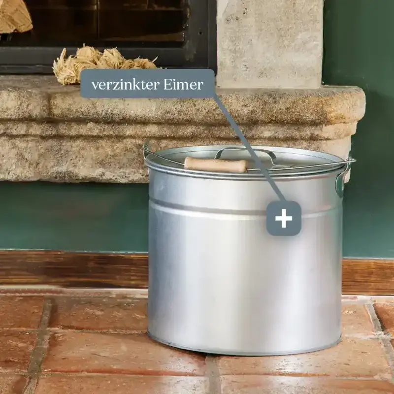 Siena Garden Ascheeimer verzinkt 12,5 l Günstig kaufen