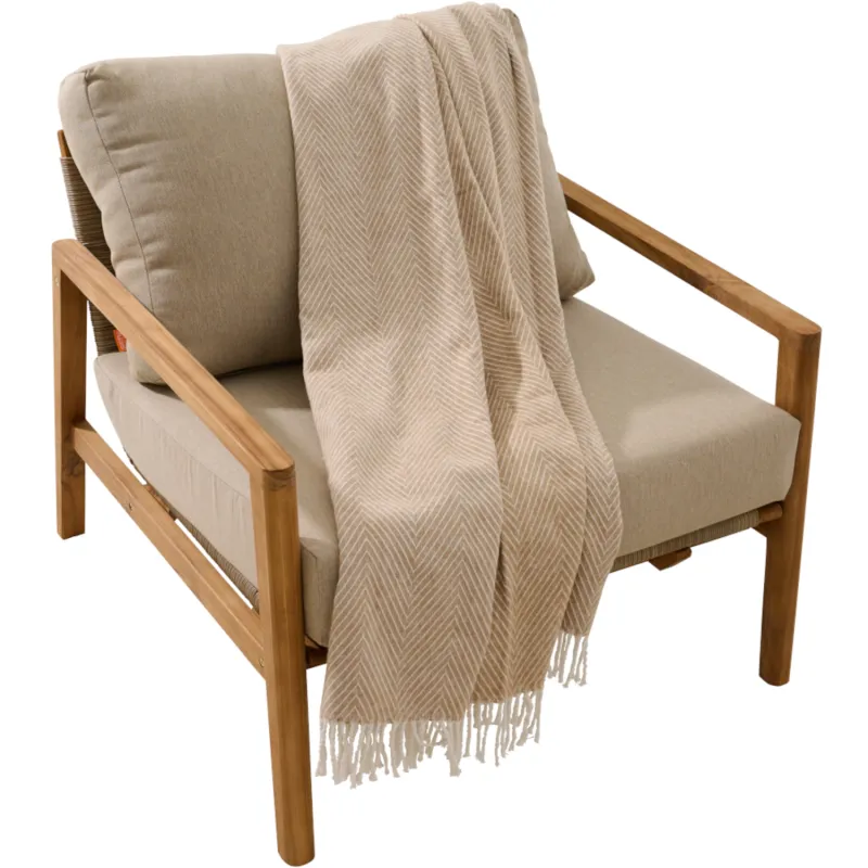 Siena Garden Plaid NATURA bamboo Kostenlose Rückgabe
