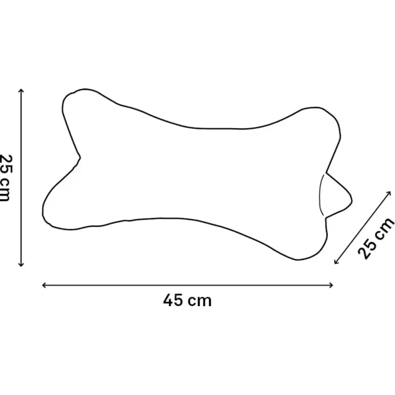 Siena Garden NIA Hunde Kuschelkissen 45 x 25 x 25 cm hellbraun Großer Ausverkauf