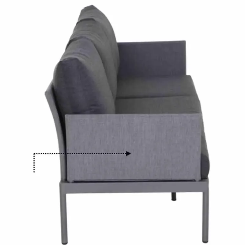 Siena Garden Armlehne zu Carim Loungesofa / Lounge Sessel Riesige Ersparnisse