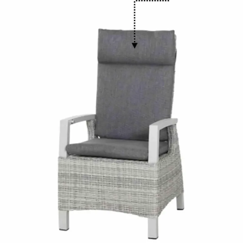 Siena Garden Auflage grau zu Corido Move Sessel ice-grey Versandkostenfrei