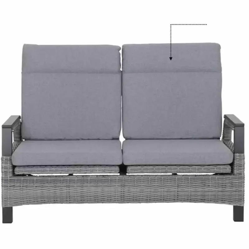 Siena Garden Auflage grau zu Solea Lounge Bank slate blue Saisonschlussverkauf