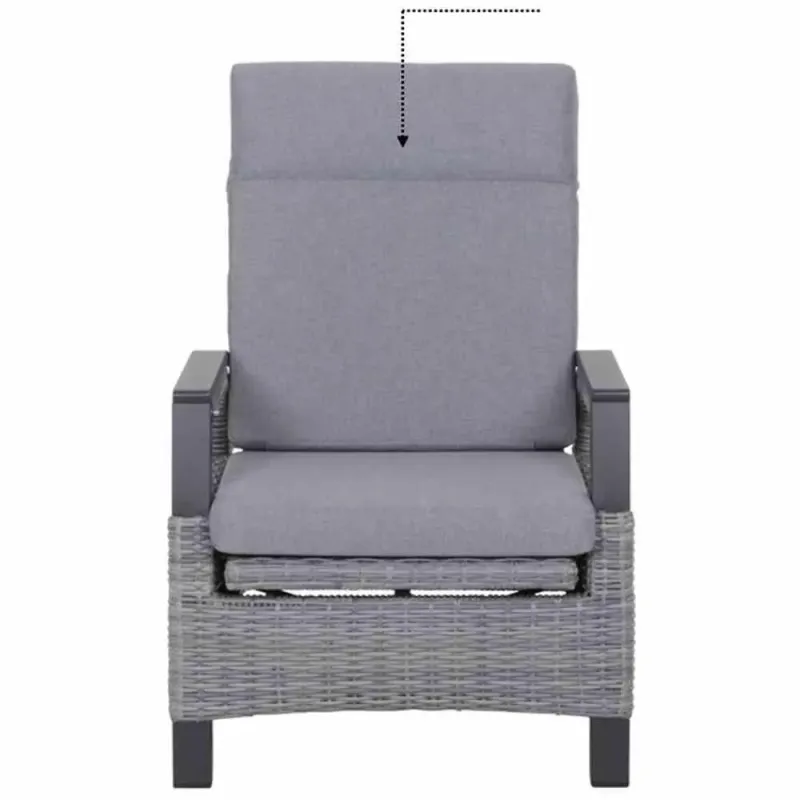 Siena Garden Auflage grau zu Solea Lounge Sessel slate blue Black Friday