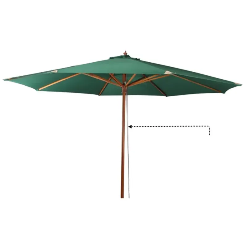 Siena Garden Zugseil zu Teaklook Ø 3,5 m Schirme Lagerräumung