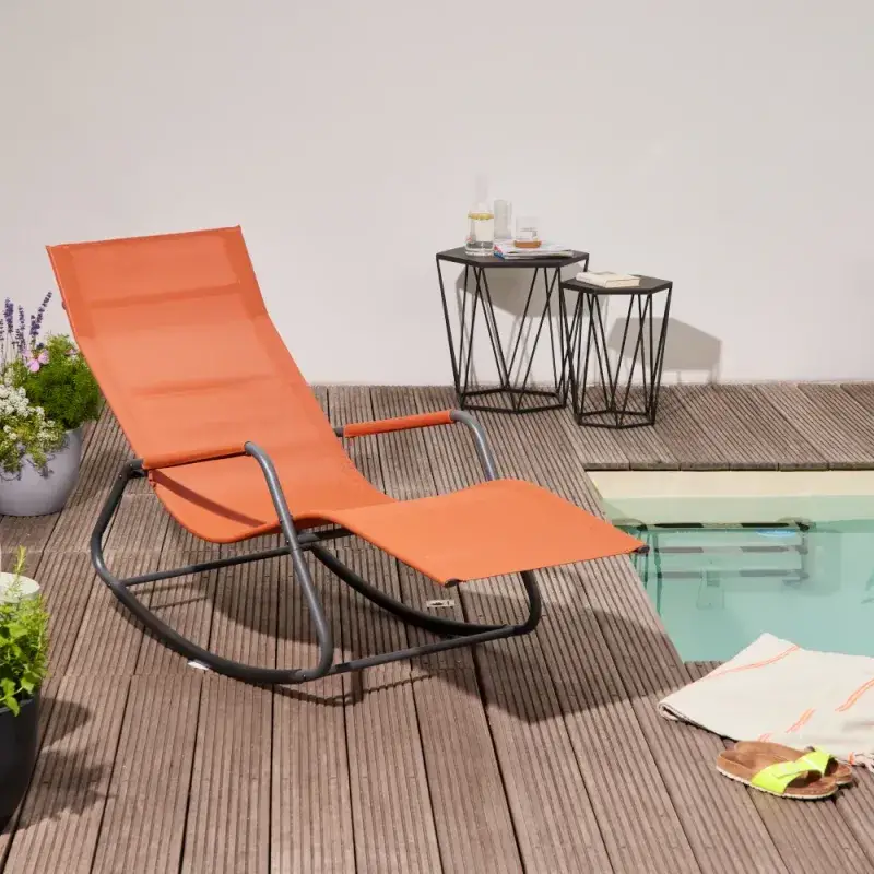 Siena Garden Aliano Schaukelliege RANOTEX® red Exklusive Angebote