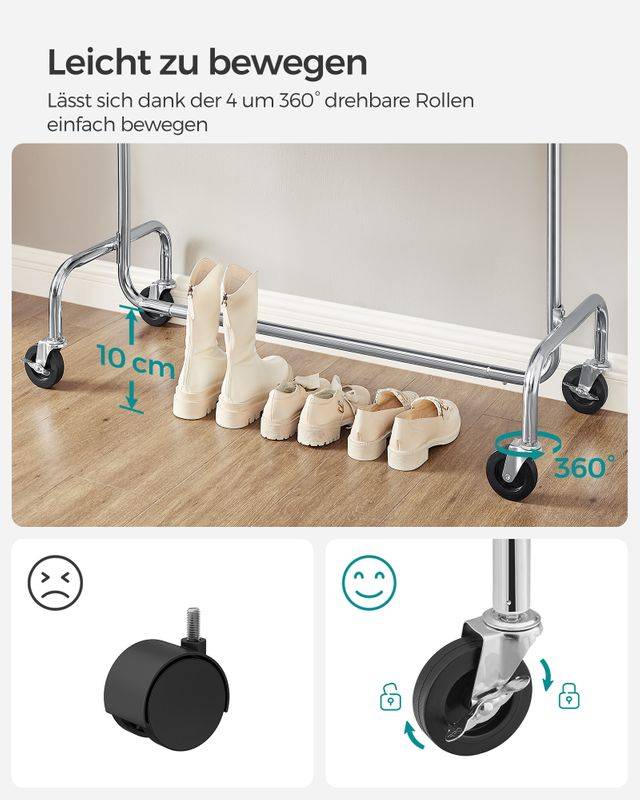 ﻿Songmics SONGMICS Schwerlast-Kleiderständer 130 kg Blitzangebot