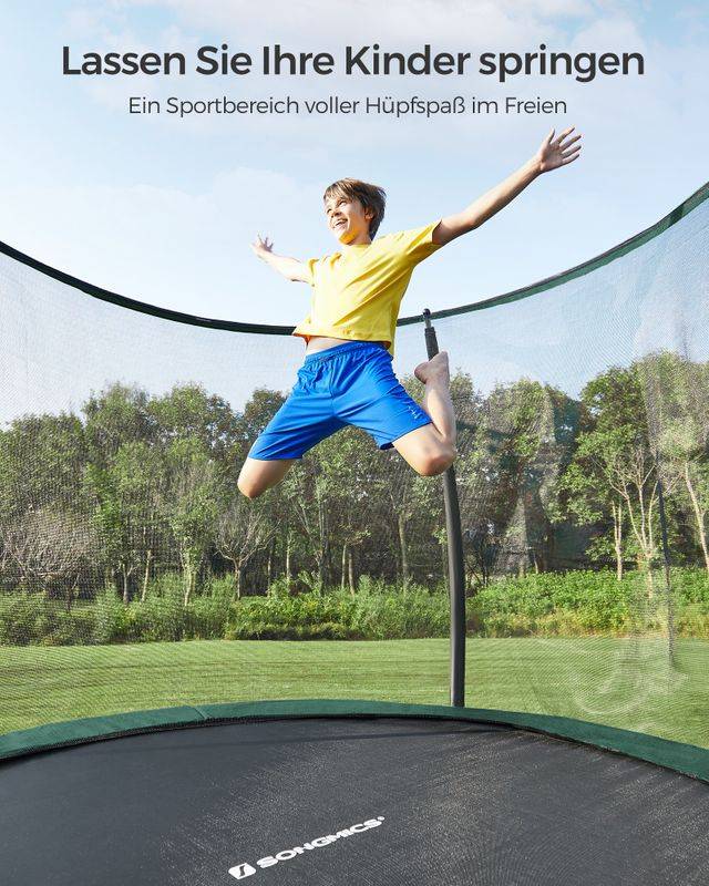 Songmics SONGMICS rundes Gartentrampolin mit Sicherheitsnetz Bestseller