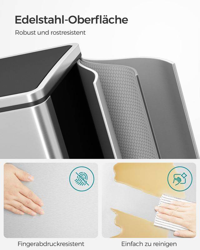 Songmics SONGMICS Mülleimer mit 2 getrennten Fächern Tägliche Deals