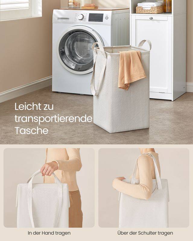 Songmics VASAGLE Badezimmerschrank mit Wäschekorb Nur für heute