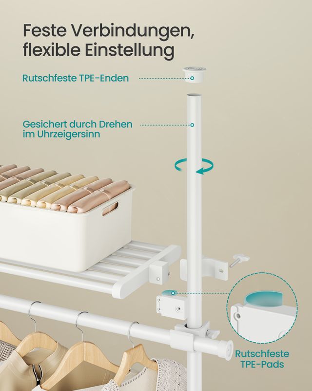 Songmics SONGMICS Kleiderständer deckenhoch Angebote