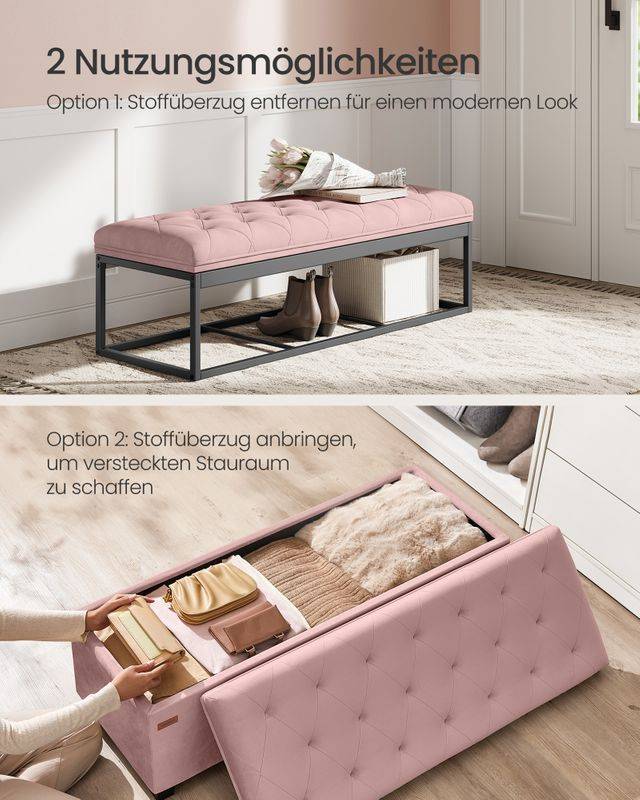 Songmics SONGMICS Sitzhocker mit Stauraum Hotsell