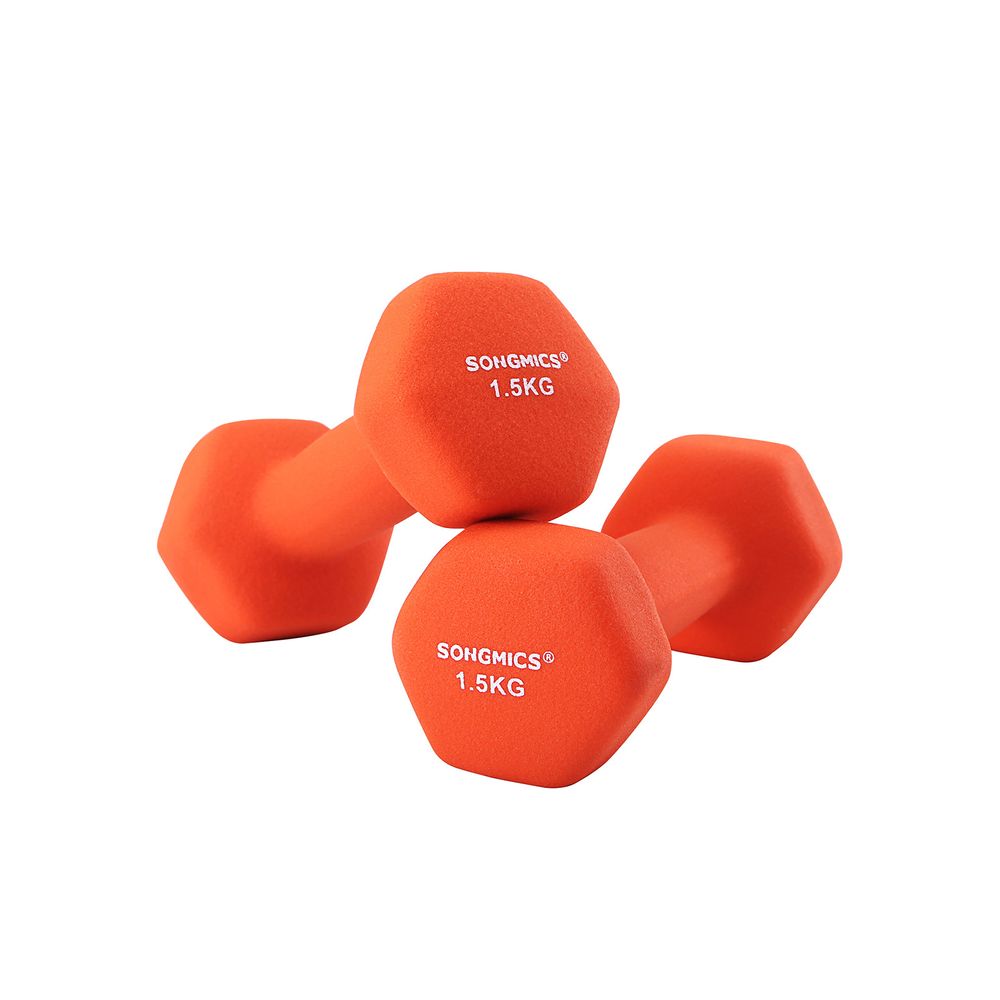 Songmics SONGMICS Hanteln Hexagon für Zuhause mit Neopren-Beschichtung