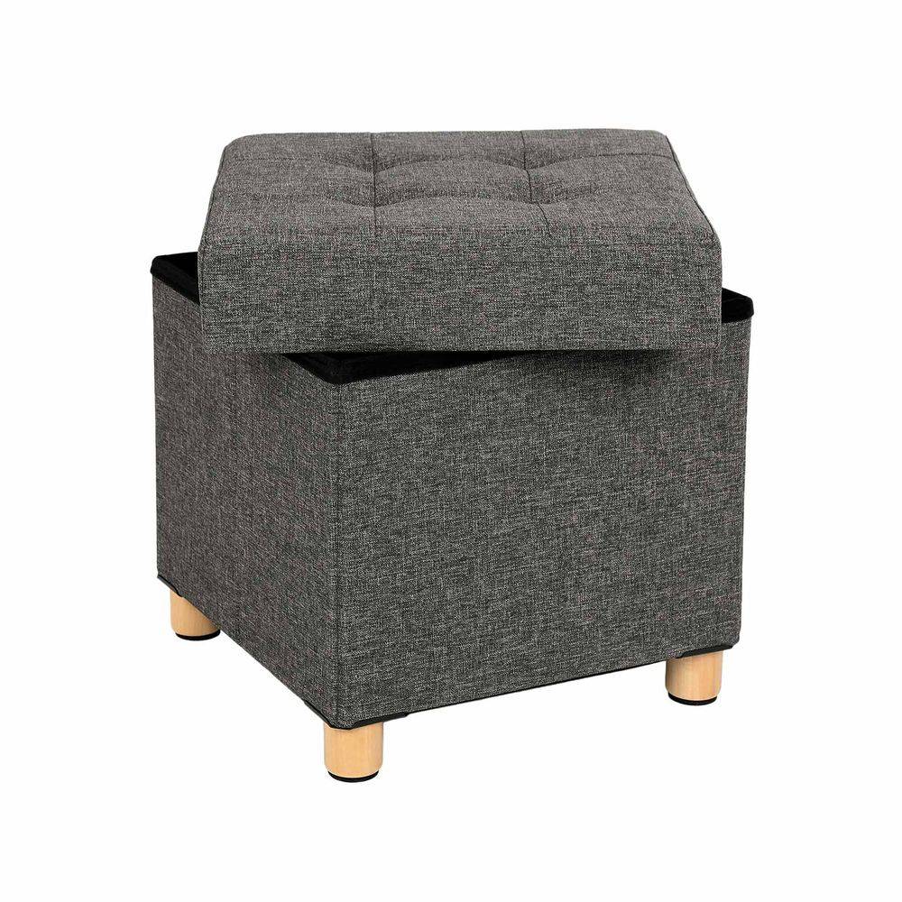 Songmics SONGMICS Sitzhocker mit Deckel und Stauraum