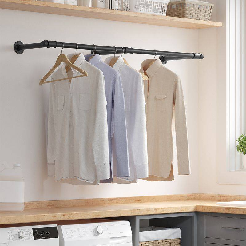 Songmics SONGMICS Kleiderstange für die Wand Industrie-Design Versandkostenfrei