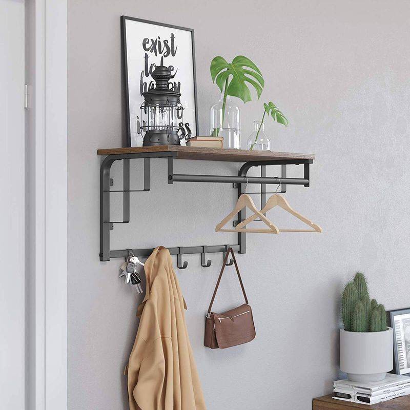 Songmics VASAGLE Industrie-Design Wandgarderobe Großer Ausverkauf