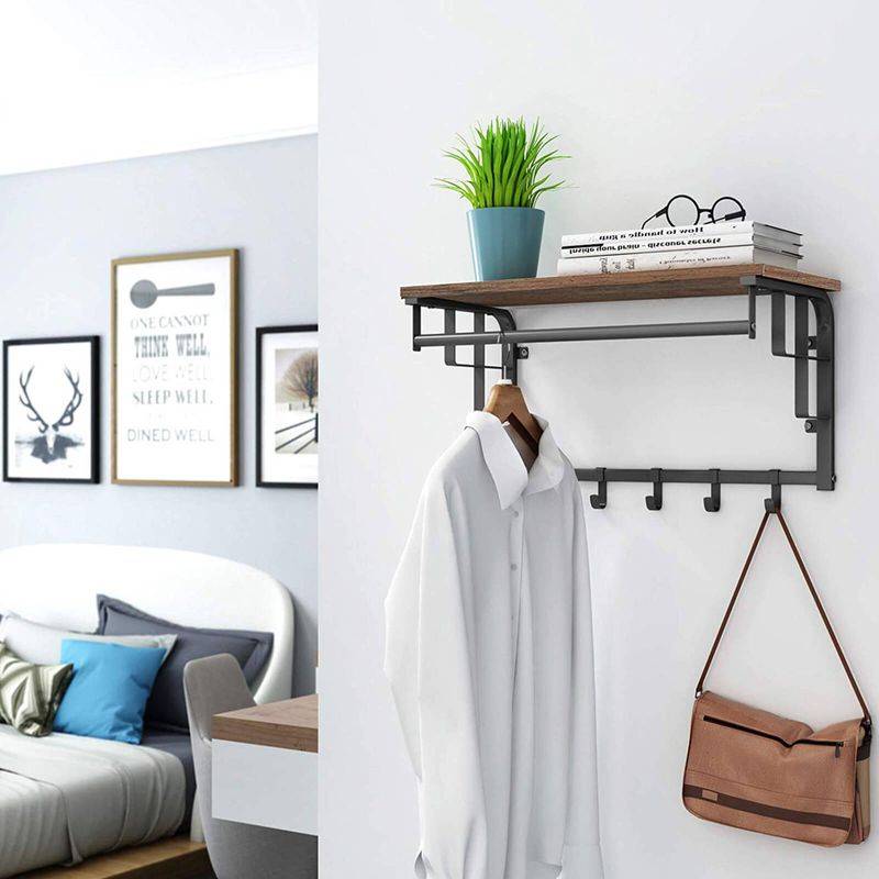 Songmics VASAGLE Industrie-Design Wandgarderobe Großer Ausverkauf