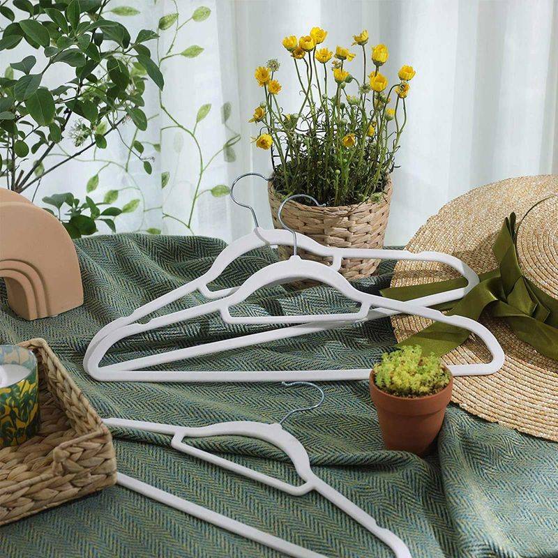 Songmics SONGMICS Rutschfeste Kleiderbügel mit Stange für Krawatten Saisonschlussverkauf