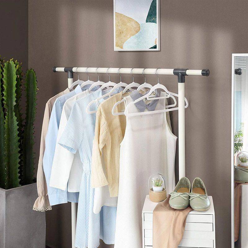 Songmics SONGMICS Rutschfeste Kleiderbügel mit Stange für Krawatten Saisonschlussverkauf